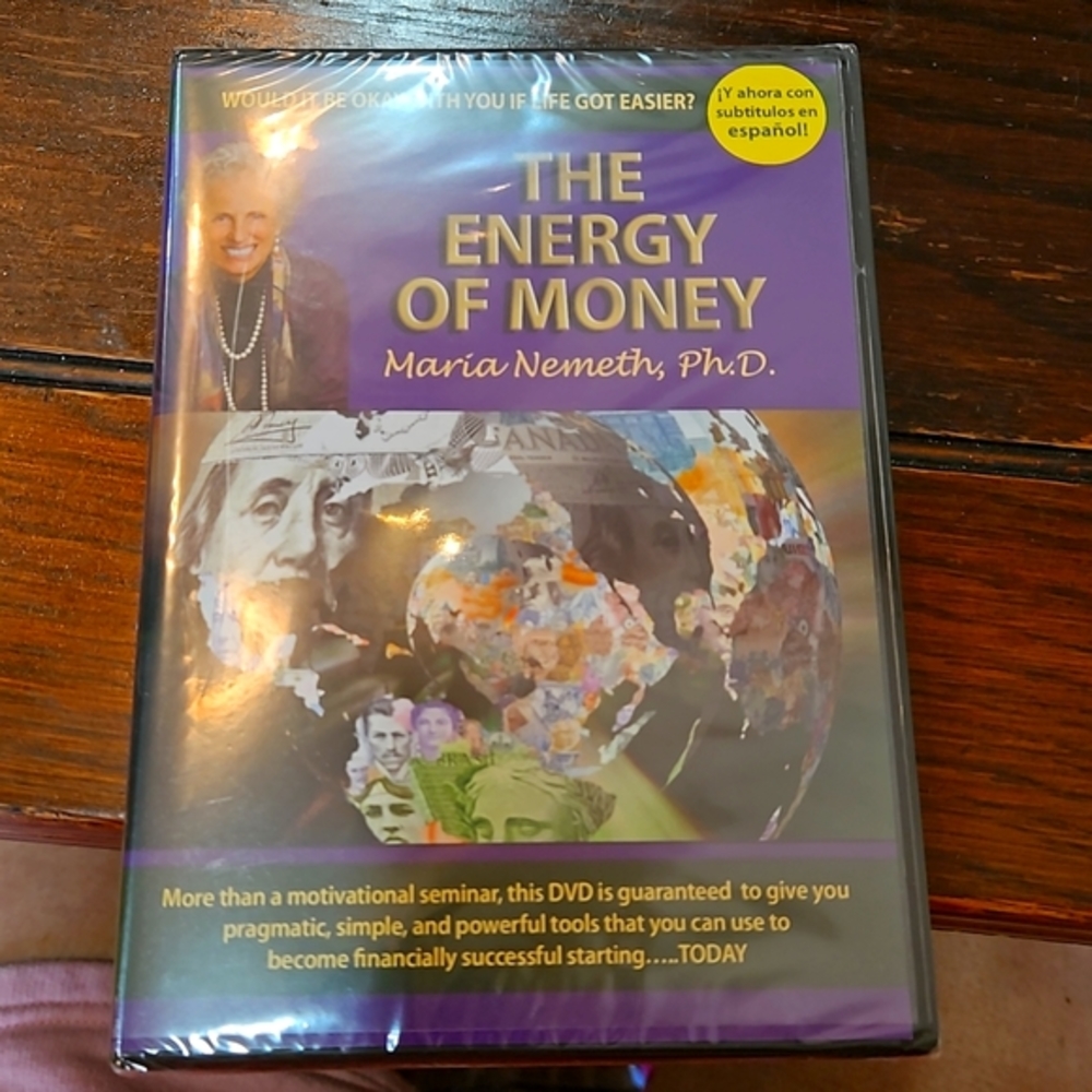 NWT THE ENERGY OF MONEY DVD By Maria Nemeth, Ph.D.